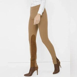 White House Black Market Women's Jodphur Legging, Sandalwood, Size 2R NWT